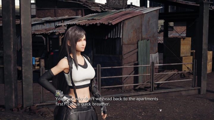 This event is available in Chapter 3 - Home Sweet Slum - Final Fantasy 7 Remake: Alone at Last discovery, walkthrough - Discoveries - Final Fantasy 7 Remake Guide