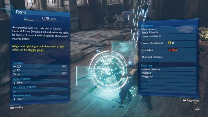 Reno isnt very challenging - Final Fantasy 7 Remake: Reno boss fight - Bosses - Final Fantasy 7 Remake Guide