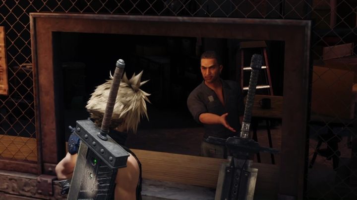 Go to the weapons merchant and you will get a new weapon for Cloud - Iron Blade - Final Fantasy 7 Remake: Home Sweet Slum, walkthrough - Chapters - Final Fantasy 7 Remake Guide