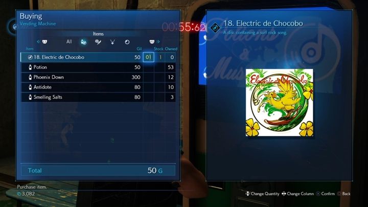 Comment: You can get this CD while performing Discovery - Inside the Ventilation Fan, Chapter 6 - Light the Way - Final Fantasy 7 Remake: Music Collection - CDs list, how to find all, tips - Secrets, collectibles, additional challenges - Final Fantasy 7 Remake Guide