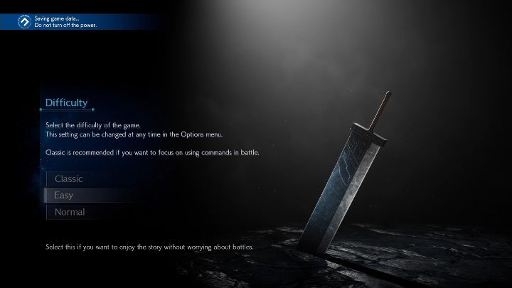 The Classic Combat Mode in Final Fantasy VII Remake can be turned on before the first play - Final Fantasy 7 Remake: Battle System - Classic and Standard - Basics - Final Fantasy 7 Remake Guide