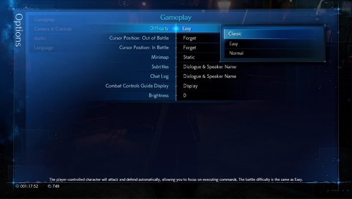 However, if you only want to test Classic Mode, you can change it in the setting menu - Final Fantasy 7 Remake: Battle System - Classic and Standard - Basics - Final Fantasy 7 Remake Guide