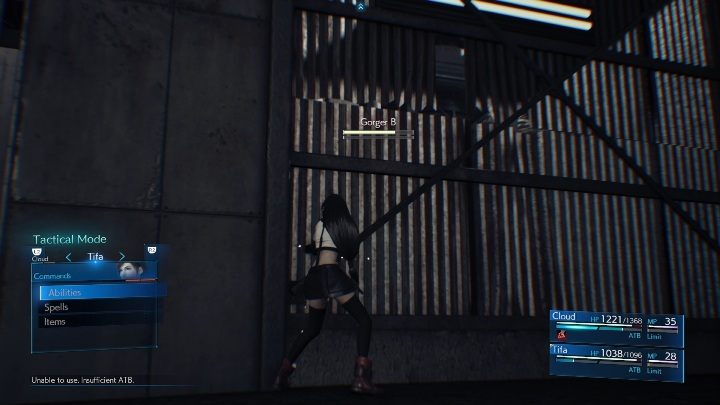 During combat, you can also use Commands, which can slow down the time of all events and actions - Final Fantasy 7 Remake: Battle System - Classic and Standard - Basics - Final Fantasy 7 Remake Guide