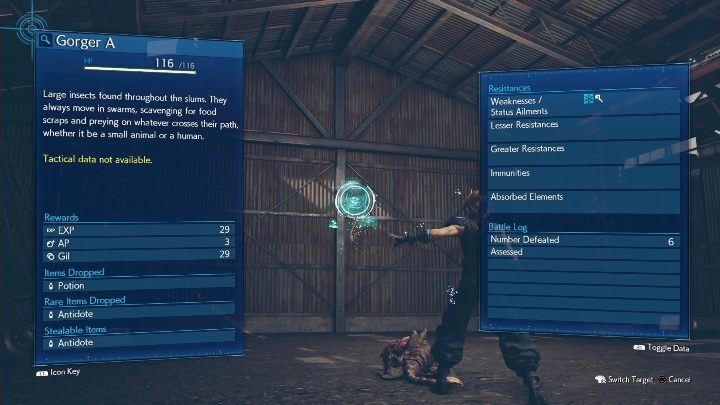 During it, you will learn how to use this Assess Materia and how to discover enemies weaknesses - Final Fantasy 7 Remake: Stagger the enemy - how to? - FAQ - Final Fantasy 7 Remake Guide