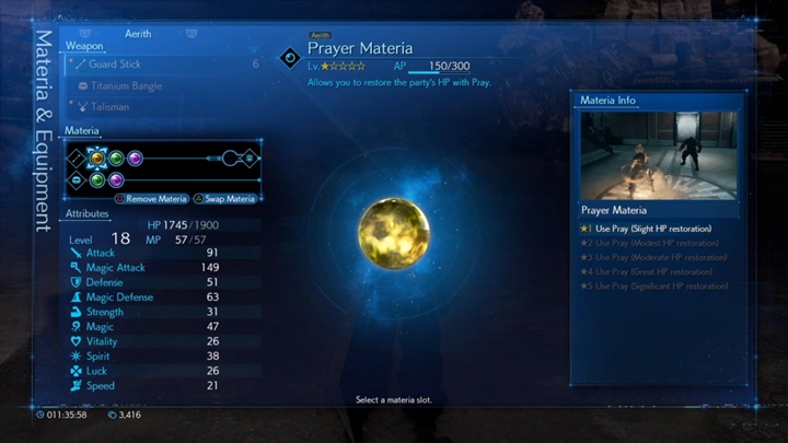 Materia name - Final Fantasy 7 Remake: Yellow Materia - where, how to get? - Materia - Final Fantasy 7 Remake Guide