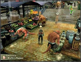 Clan shop in the Muthru Bazaar. The thing you can buy here depend on your clan level - Clan Centurio | Head hunters - Head hunters - Final Fantasy XII Game Guide