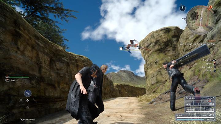 Teleportation will quickly neutralize the flying beasts - Chapter 2 - No Turning Back | Main storyline - Main storyline - Final Fantasy XV Game Guide