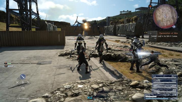 Defeat the weaker enemies, avoid the rockets and focus on melee combat - Chapter 2 - No Turning Back | Main storyline - Main storyline - Final Fantasy XV Game Guide