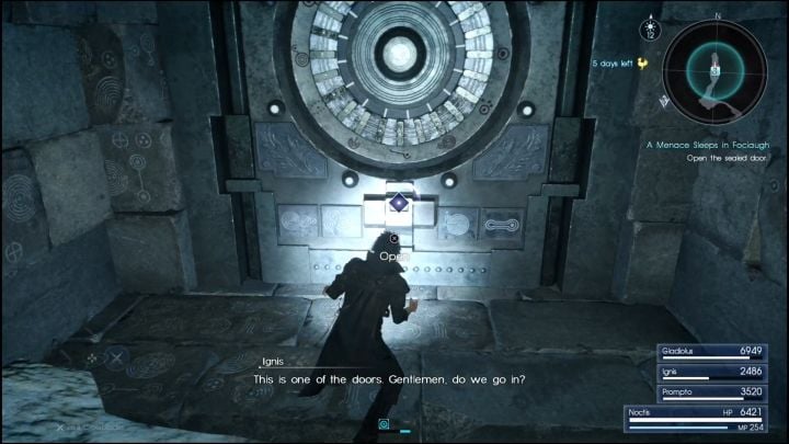 The entrance can be found at the end of Fociaugh Hollows. - A Menace Sleeps in Fociaugh | Menace Beneath Lucis dungeons - Menace Beneath Lucis - end-game dungeons - Final Fantasy XV Game Guide
