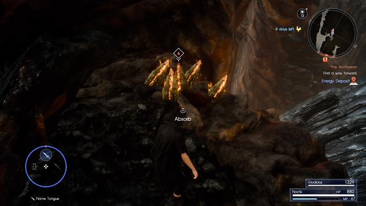 Drop raw elements from the deposit and prepare spells for a future encounter. - Chapter 4 - Living Legend | Main storyline - Main storyline - Final Fantasy XV Game Guide