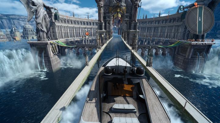 Swim to the city. - Chapter 9 - Callings | Main storyline - Main storyline - Final Fantasy XV Game Guide