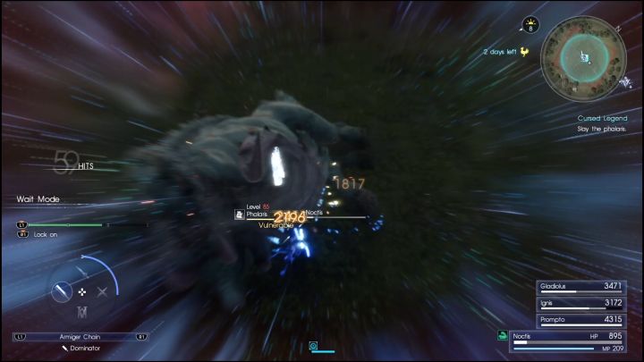 Armiger is, as always, the most effective weapon. - Randolph - legendary weapons | Side quests - Side quests - Final Fantasy XV Game Guide