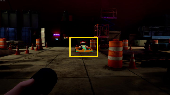 The missing part can be found on the opposite side of the hall, in the crates with damaged parts - Roxys Weakness - walkthrough, solution - Walkthrough - FNAF Security Breach Guide