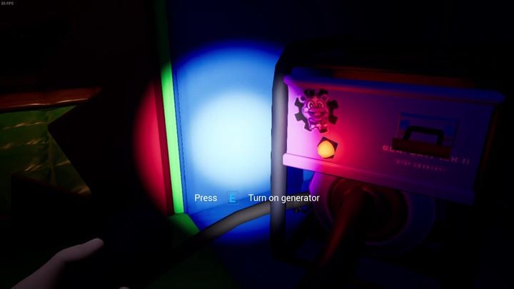 Then follow the cable up until it turns into a yellow tunnel - FNAF SB: Moondrop boss - how to defeat him? - Bosses - FNAF Security Breach Guide