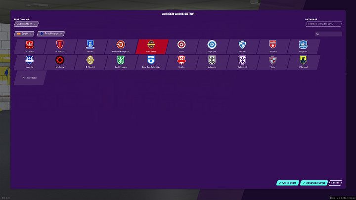 When choosing a league, make sure to remember that the best of them will allow you to lead a top and a well trained team, allowing you to implement many, even the most complex tactics - Choosing a league | Football Manager 2020 - First Steps - Football Manager 2020 Guide