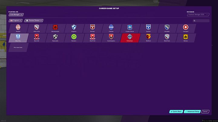 1 - Selecting a team | Football Manager 2020 - First Steps - Football Manager 2020 Guide