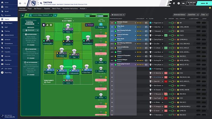 1 - Tactics sets | Football Manager 2020 - First Steps - Football Manager 2020 Guide