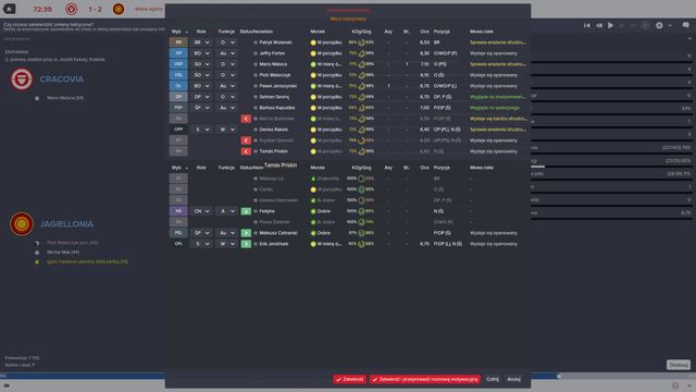 You effect substitutions by dragging the player to the slot with the player in the base eleven. - Substitutions - The match - Football Manager 2016 - Game Guide and Walkthrough