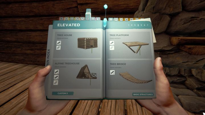 The Elevated tab contains constructions that are placed above the ground. - The Forest: Elevated Structures - Constructing - The Forest Game Guide
