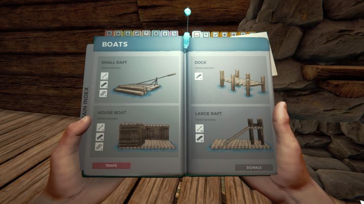 As you can see, with time the game allows players to construct houses floating on water. - The Forest: Boats - Constructing - The Forest Game Guide