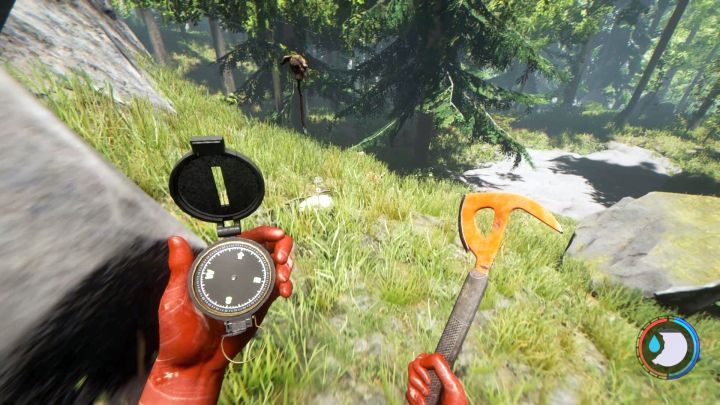 Compass, as you can easily guess, allows you to determine the directions of the world. - The Forest: How to quickly get a map and a compass? - Resources and equipment in The Forest - The Forest Game Guide