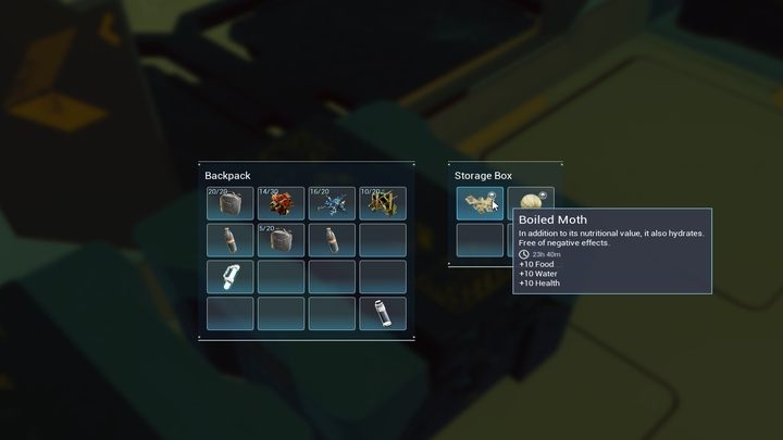 Food doesn't spoil when stored in a locker - Forever Skies: Gathering and cooking food - Basics - Forever Skies Guide