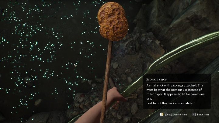 How to unlock: Pick up the sponge stick - The Forgotten City: Trophies/Achievements - Appendix - The Forgotten City Guide