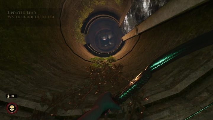 Inside of the building you will see some vines - The Forgotten City: The One That Got Away - ending - Terminations - The Forgotten City Guide