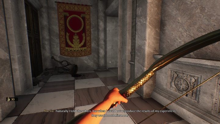 Once you leave the cave, you'll find yourself on a building's ground floor - The Forgotten City: Golden Bow - how to get? - FAQ - The Forgotten City Guide