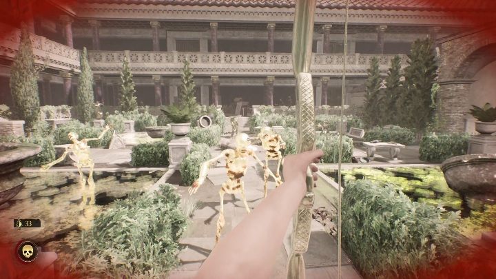 There's a large group of enemies in the courtyard - The Forgotten City: Golden Bow - how to get? - FAQ - The Forgotten City Guide