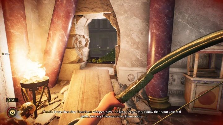 Climb out a hole in the wall once you see it - The Forgotten City: Golden Bow - how to get? - FAQ - The Forgotten City Guide