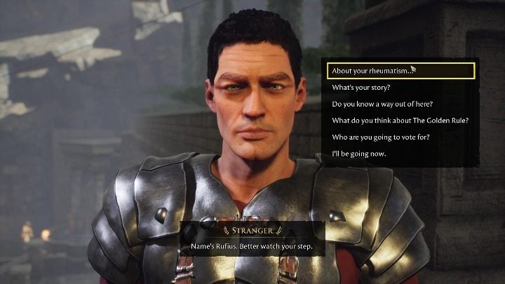 To complete the task, you must find Rufius - The Forgotten City: Golden Bow - how to get? - FAQ - The Forgotten City Guide