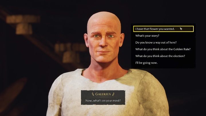 4 - The forgotten city: Galerius and Equitia - how to start a romance? - FAQ - The Forgotten City Guide