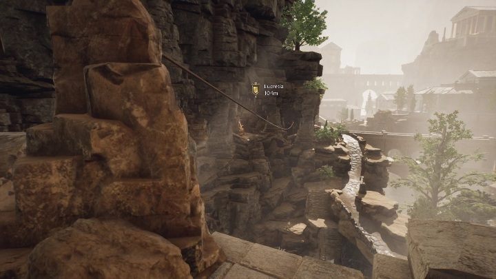 You will need to use the zip line right away - The Forgotten City: Heal Iulia - walkthrough - Part 1 - The Forgotten City Guide