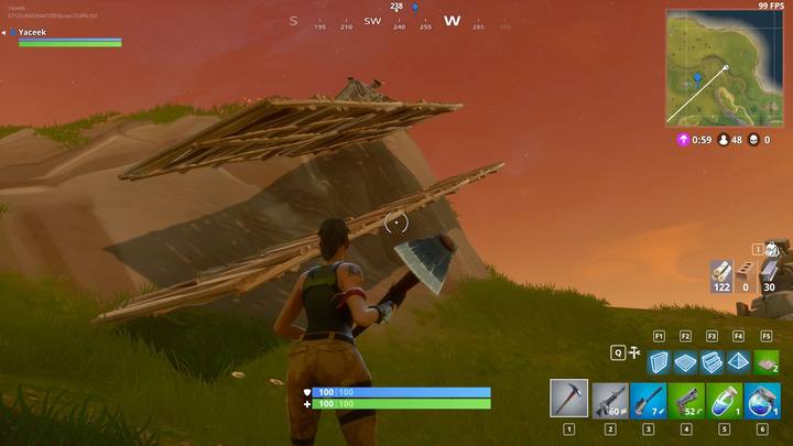 Double stairs guarantee you safety while storming a hill. - Building for advanced players | How to win? - How to play and win? - Fortnite: Battle Royale Game Guide