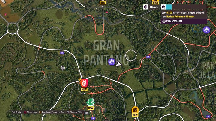 To get this barn find, you have to go to Gran Pantano - Forza Horizon 5: All Barn Finds - list - Guide - Forza Horizon 5 Guide