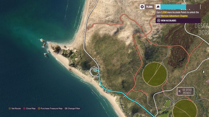 The estate is located in the western part of the map, west of De Otro Mundo - Forza Horizon 5: All properties - list - Guide - Forza Horizon 5 Guide
