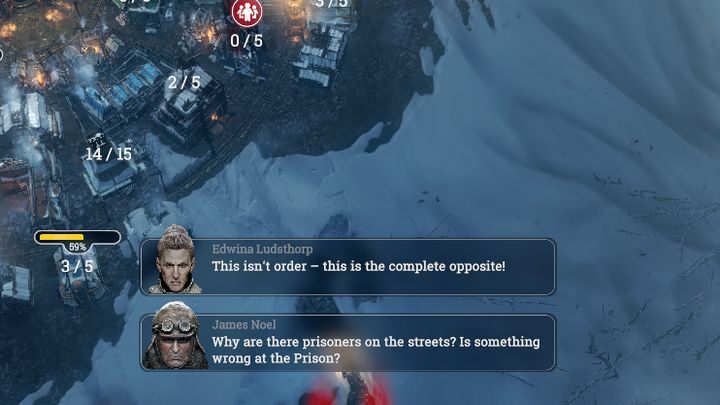 The opinions of the citizens are a good source of information about the biggest problems. - What happens when Discontent or Hope reach critical values in Frostpunk? - FAQ - Frostpunk Game Guide
