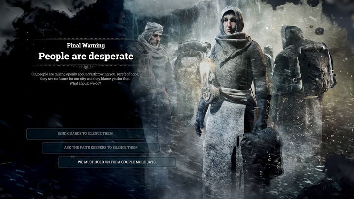 Certain events in a scenario can reset the hope bar. - A New Home Scenario Walkthrough and Map - Scenarios - Frostpunk Game Guide