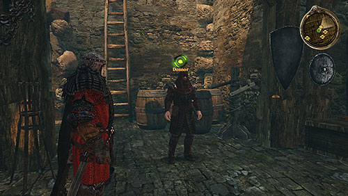 You meet Donnor, a perfect swordsman, on the market square - New Blood - chapters from 7 to 13 - Continuous quests - Game of Thrones - Game Guide and Walkthrough