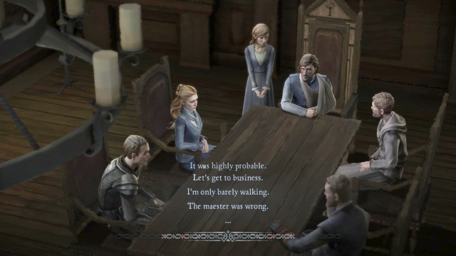 After arriving at the gathering talk with the council - Chapter 3 | Episode 2: The Lost Lords - Episode 2: The Lost Lords - Game of Thrones: A Telltale Games Series Game Guide