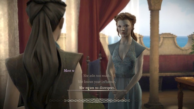 After the conversation you will be moved to the heart of Kings Landing - Chapter 3 | Episode 2: The Lost Lords - Episode 2: The Lost Lords - Game of Thrones: A Telltale Games Series Game Guide