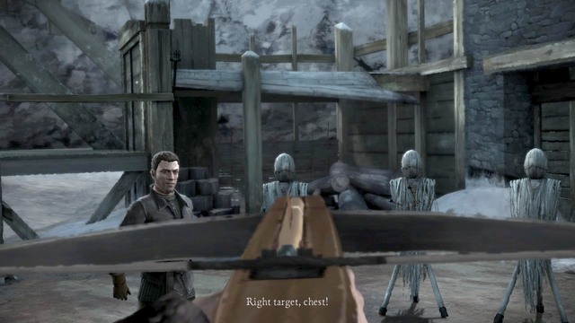 To complete this trial you must hit the targets the moment you are ordered to - Chapter 4 | Episode 2: The Lost Lords - Episode 2: The Lost Lords - Game of Thrones: A Telltale Games Series Game Guide