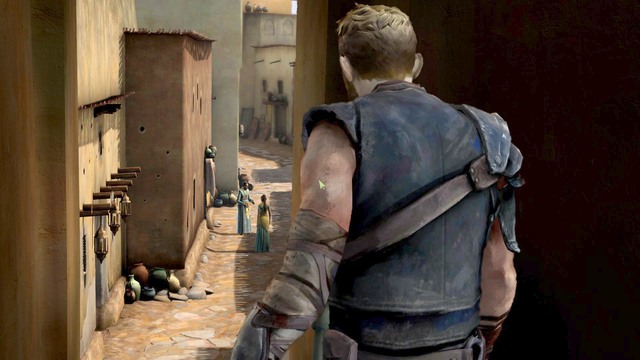 After regaining control of the character walk forward using the direction buttons and have a conversation with Beskha and uncle - Chapter 5 | Episode 2: The Lost Lords - Episode 2: The Lost Lords - Game of Thrones: A Telltale Games Series Game Guide