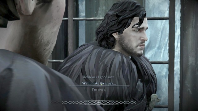 After conversation with mother the game will move to Gared - Chapter 5 | Episode 2: The Lost Lords - Episode 2: The Lost Lords - Game of Thrones: A Telltale Games Series Game Guide