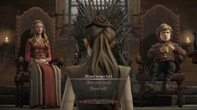 After arriving t the throne room talk with Cersei and Tyrion - Chapter 4 | Episode 1: Iron from Ice - Episode 1: Iron from Ice - Game of Thrones: A Telltale Games Series Game Guide
