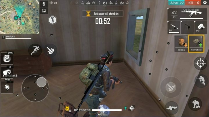 To pick up an item, simply run through it. - How to change the inventory in Garena Free Fire? - FAQ - Garena Free Fire Guide