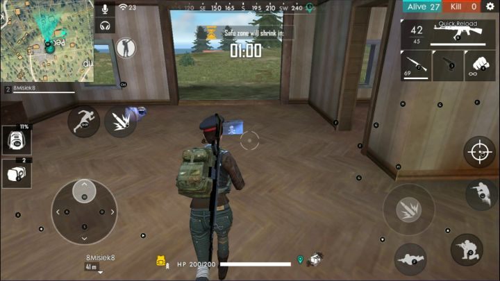 Killed enemies leave their gear inside a box with a skull. - How to change the inventory in Garena Free Fire? - FAQ - Garena Free Fire Guide