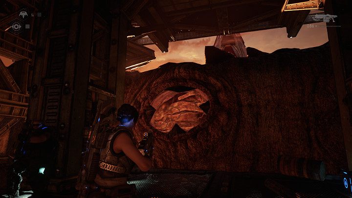 When you are fighting with Krakens limbs, shoot at his weak points, namely holes with the membrane - Act 3 Chapter 4 - One small step | Gears 5 Walkthrough - Act III - Gears 5 Guide