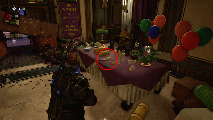 After getting the collectible described above, go upstairs - Act 1 Chapter 4 - The Tide Turns | Gears 5 Collectibles - Act I - Gears 5 Guide